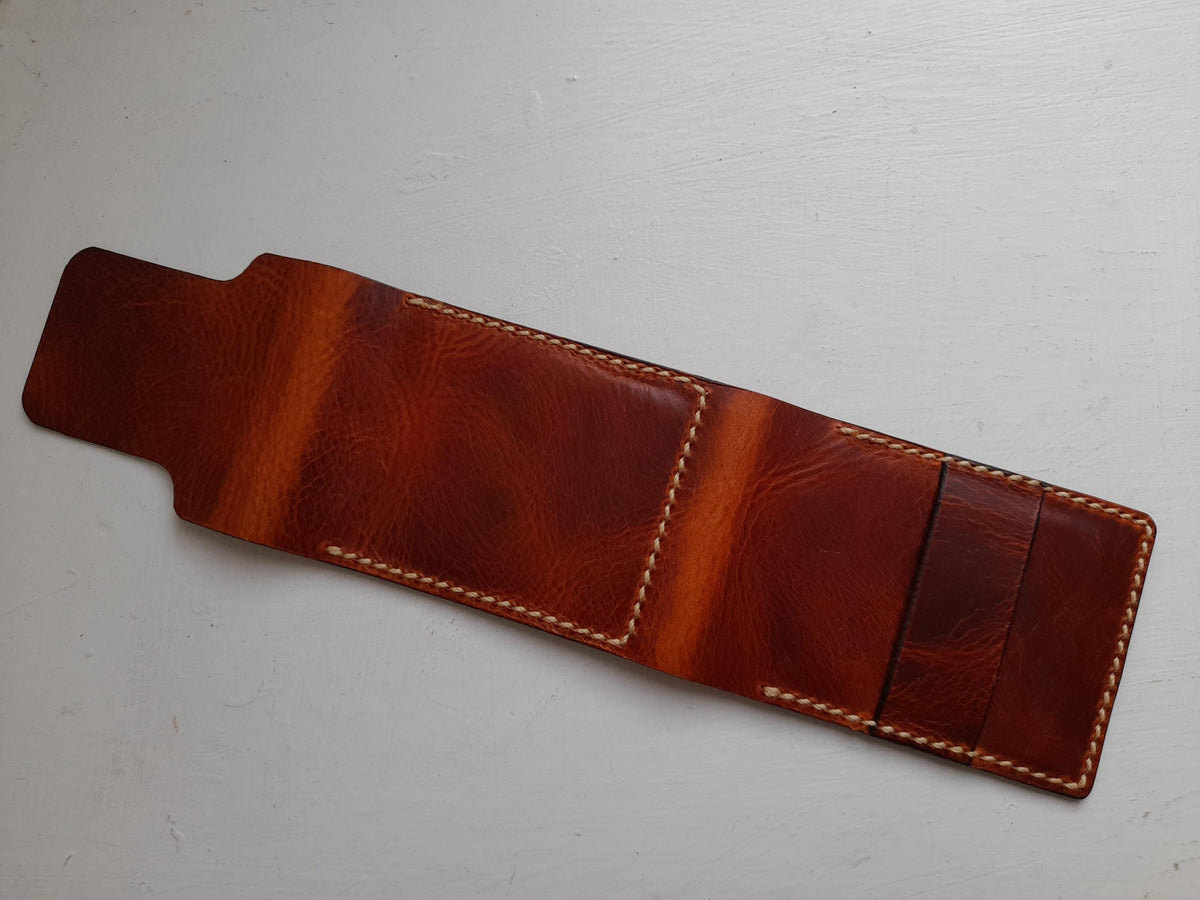 Handmade Luxury Leather Card Wallet – Hand Stitched