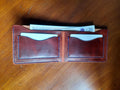 Handmade Men's Leather Bifold Wallet – Hand Stitched