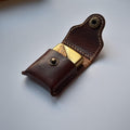 Handmade Luxury Leather Zippo Lighter Case