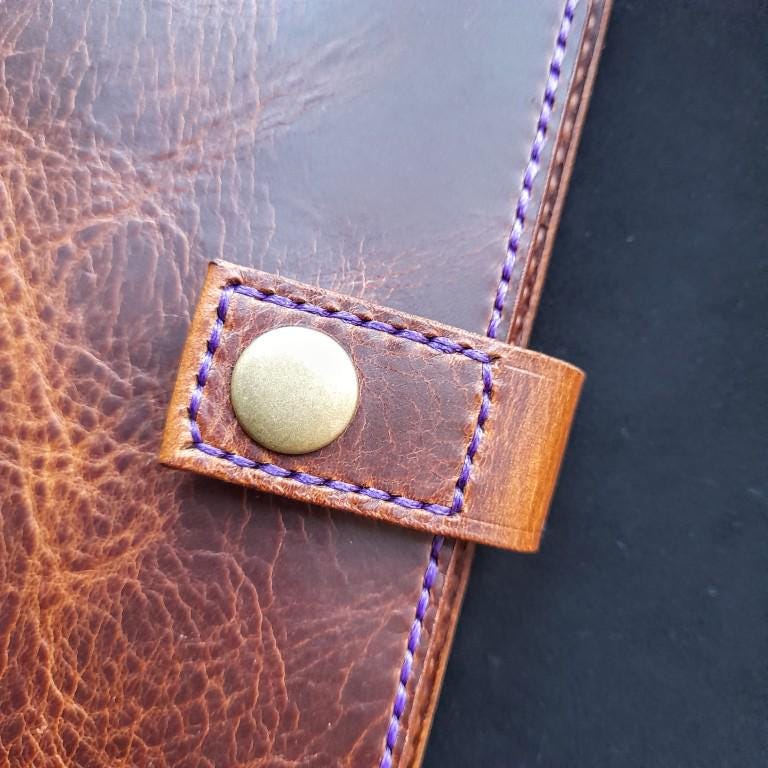 Handmade Leather Passport Cover and Travel Wallet