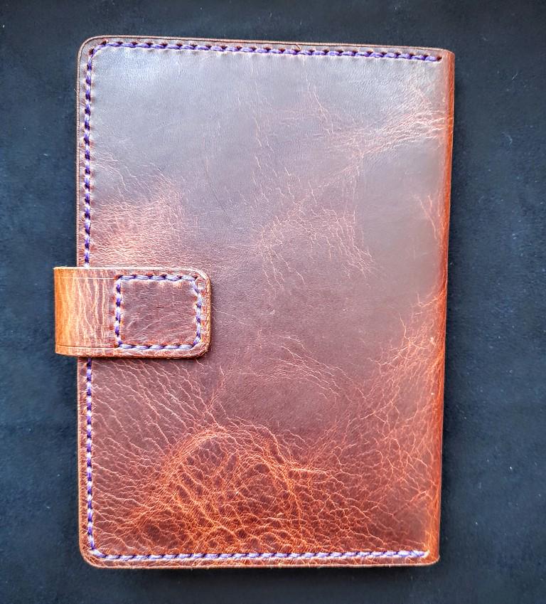 Handmade Leather Passport Cover and Travel Wallet