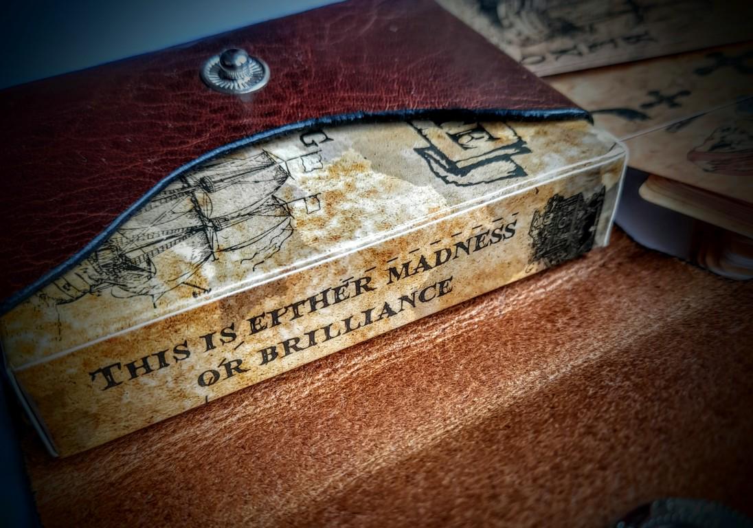Handmade Italian Leather Playing Card Case – Hand Stitched