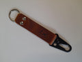 Handmade Italian Leather Key Fob Strap with Clip