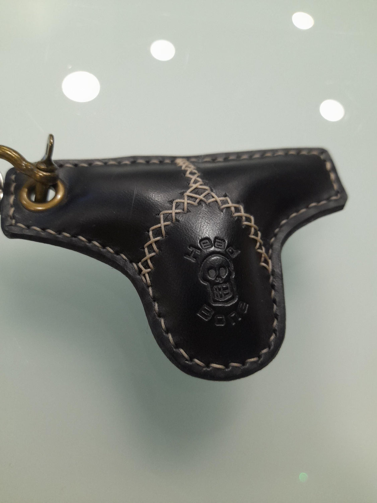 Handmade Black Leather Y-Fronts