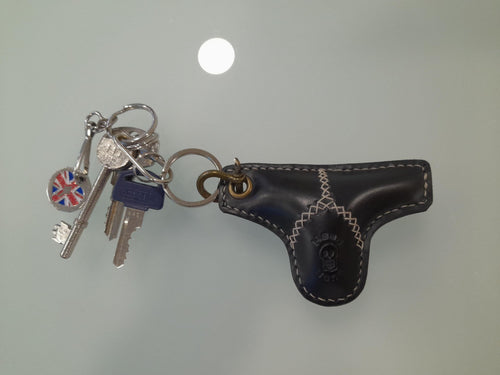 Handmade Black Leather Y-Fronts