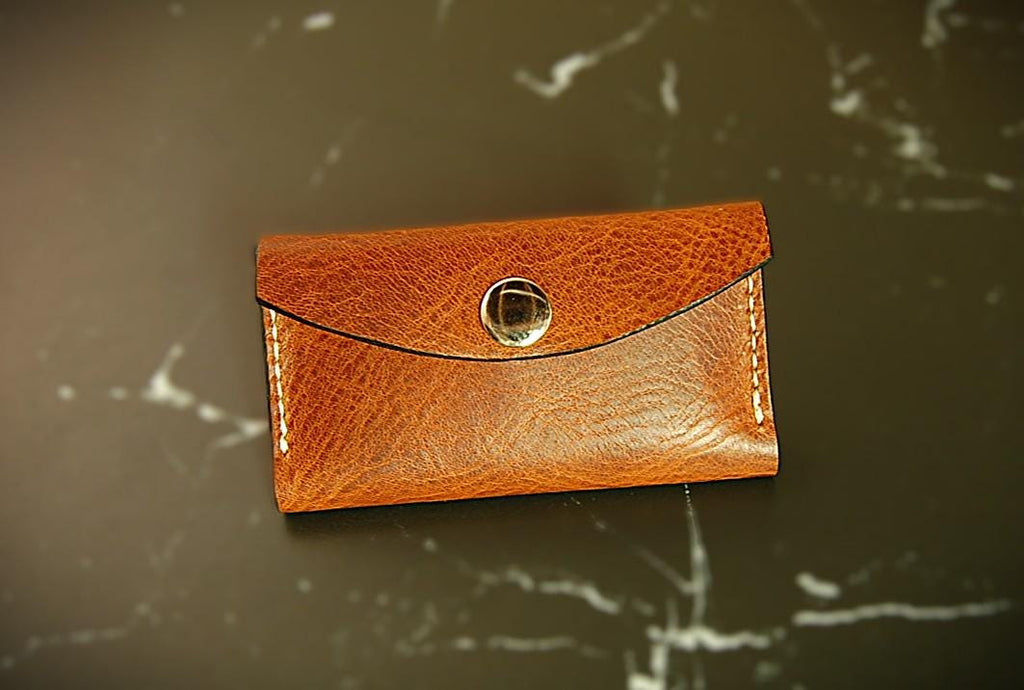 Handmade Petite Leather Card Wallet
