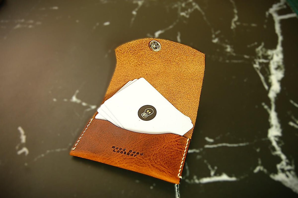 Handmade Petite Leather Card Wallet