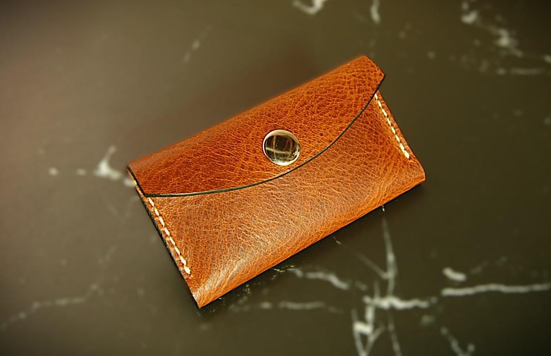 Handmade Petite Leather Card Wallet