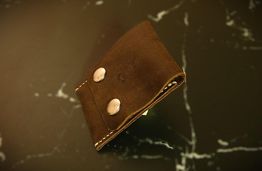 Handmade Soft full grain Leather Card Wallet – Hand Stitched