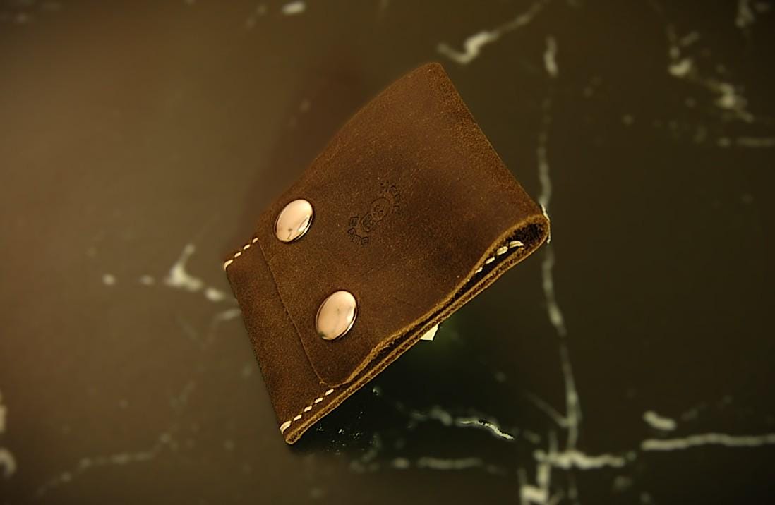 Handmade Soft full grain Leather Card Wallet – Hand Stitched
