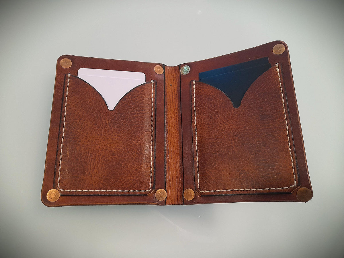 Handmade Ecclesiastical Leather Card Wallet